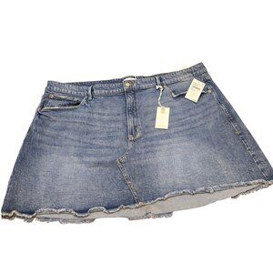 🏷️ NWT  🏷️  GOOD AMERICAN Denim  Jean Mini sz 26  🏷️ NWT  🏷️